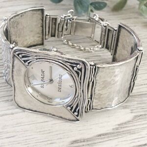 T1372 SILPADA Iconic Silver Square Link Watch